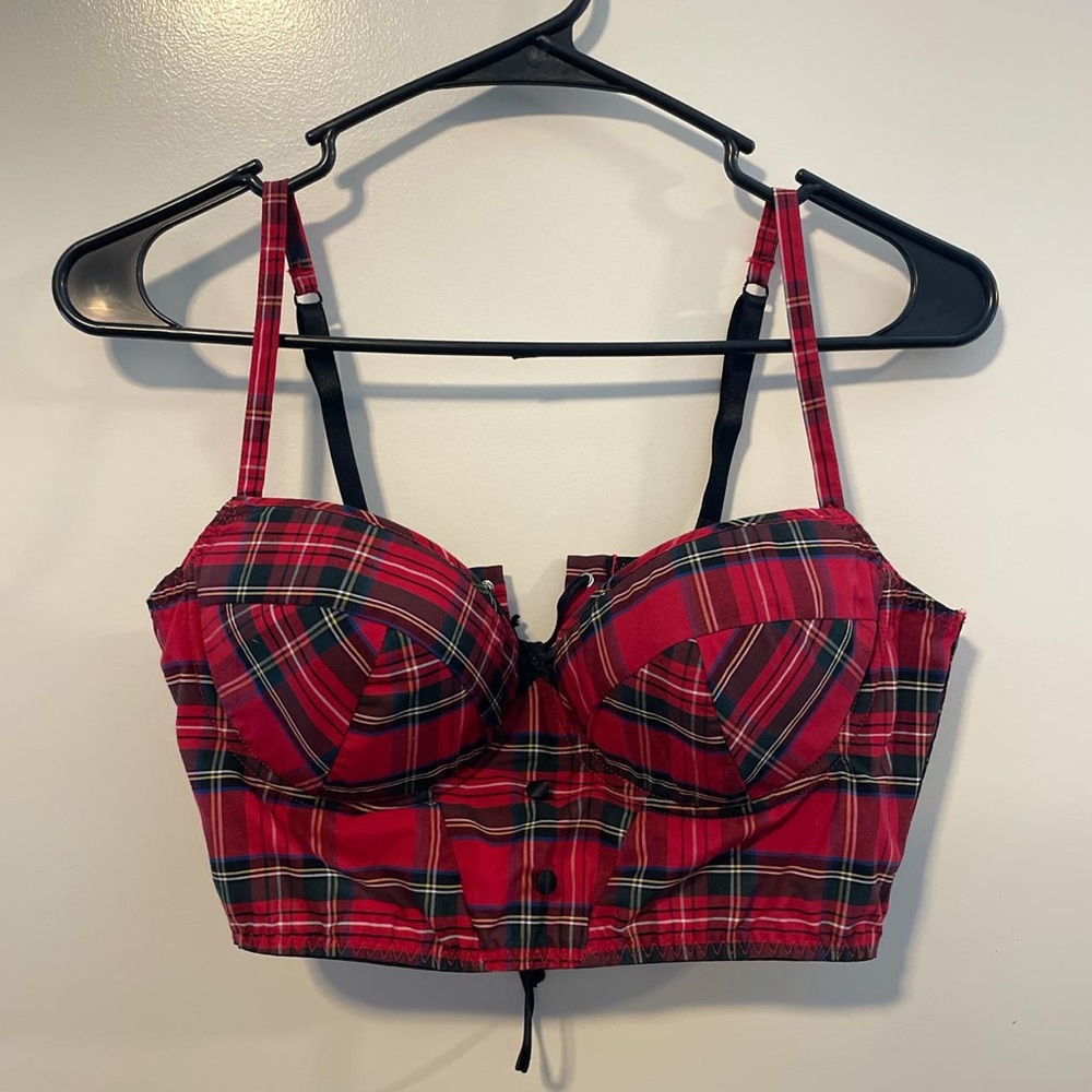 fredricks of hollywood corset bralette top